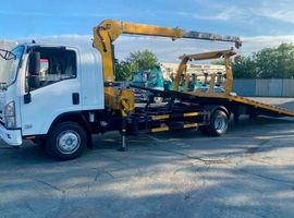 Эвакуатор с КМУ на шасси ISUZU 4x2