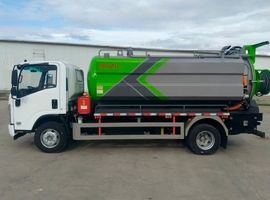 Каналопромывочная машина (илосос с размывом) на шасси ISUZU 4x2