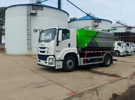 Каналопромывочная машина (илосос с размывом) на шасси ISUZU 4x2