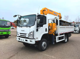 Бортовой грузовик ISUZU 4×4 с КМУ XCMG SQS125, 5 т, 11,2 м